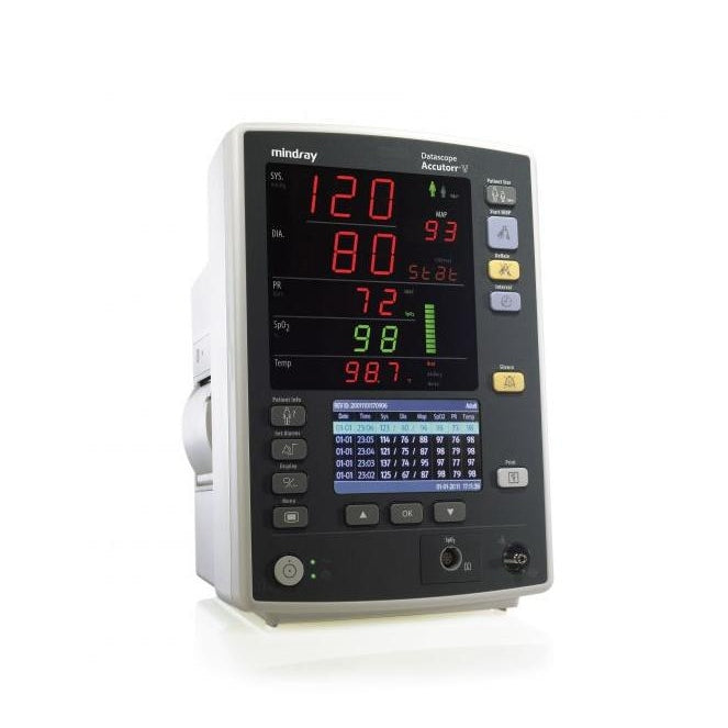 Mindray-Mindray Datascope Accutorr V Vital Signs Monitor w/Masimo SPO2, Refurbished-MedTech-1